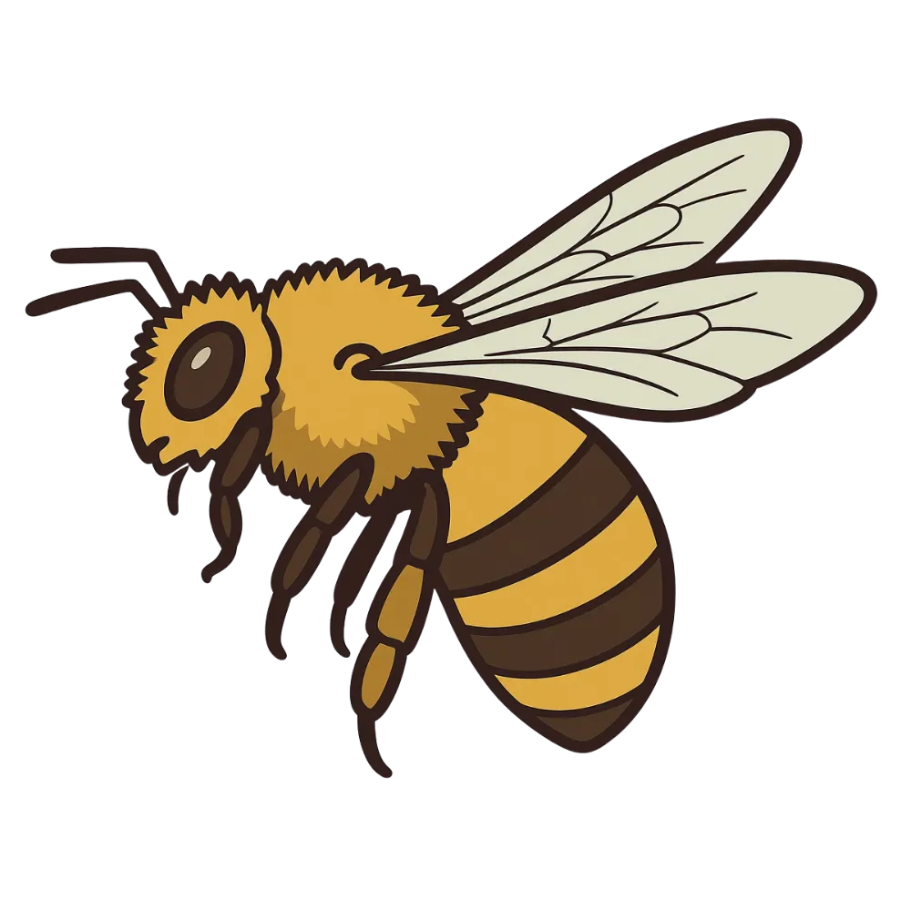 Búho, Abeja, Insectos
